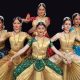Disciples of Bharatanatyam Dance Performance on stage